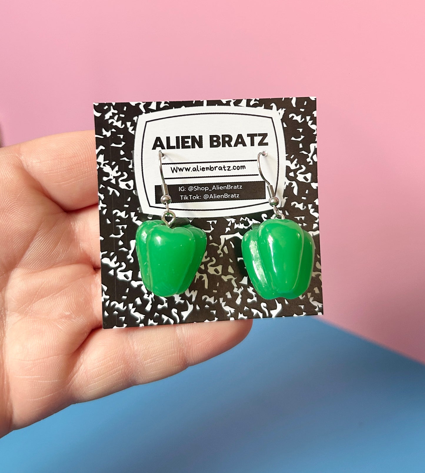 Green Pepper Earrings
