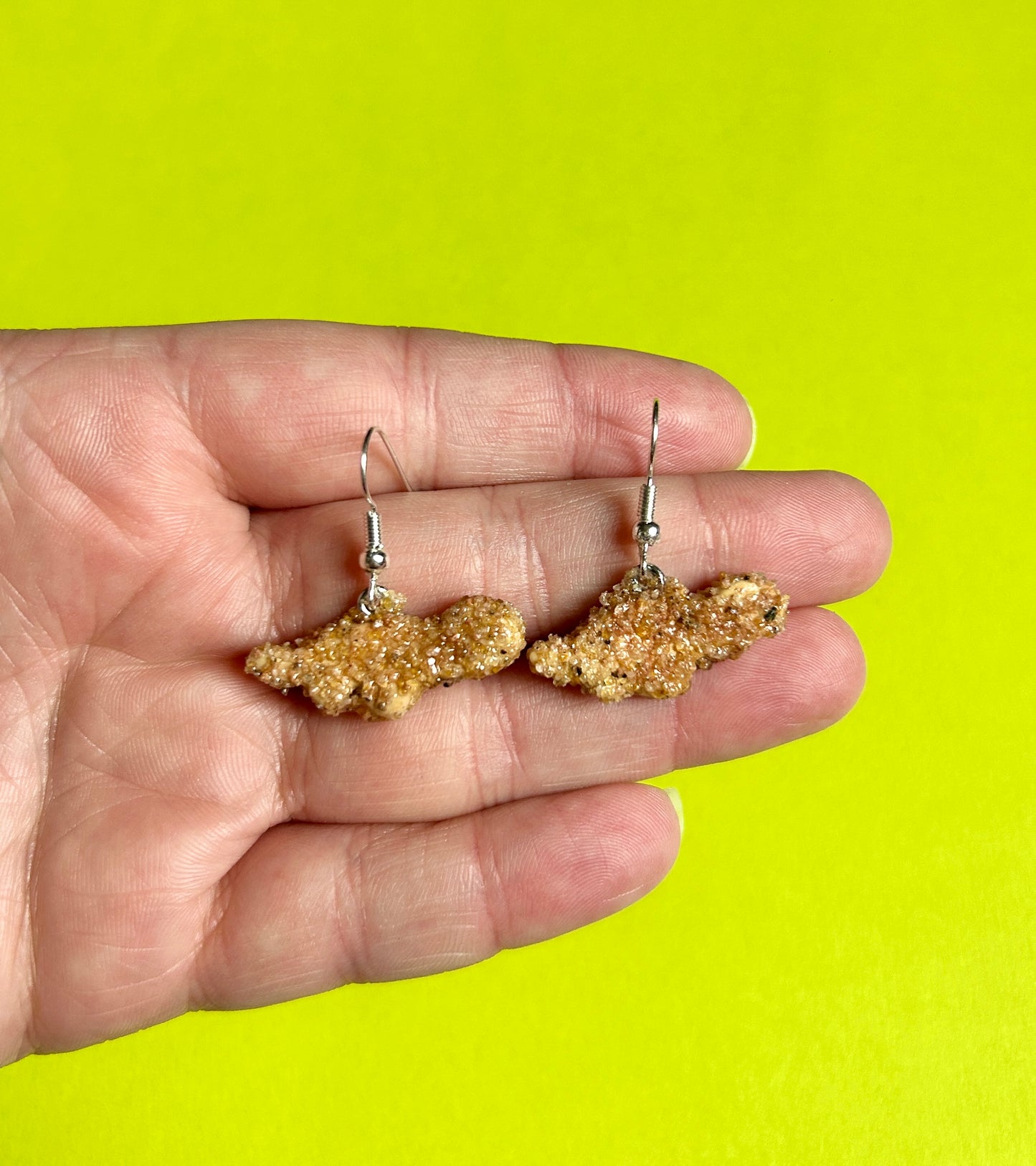 Dino Chicken Nugget Earrings