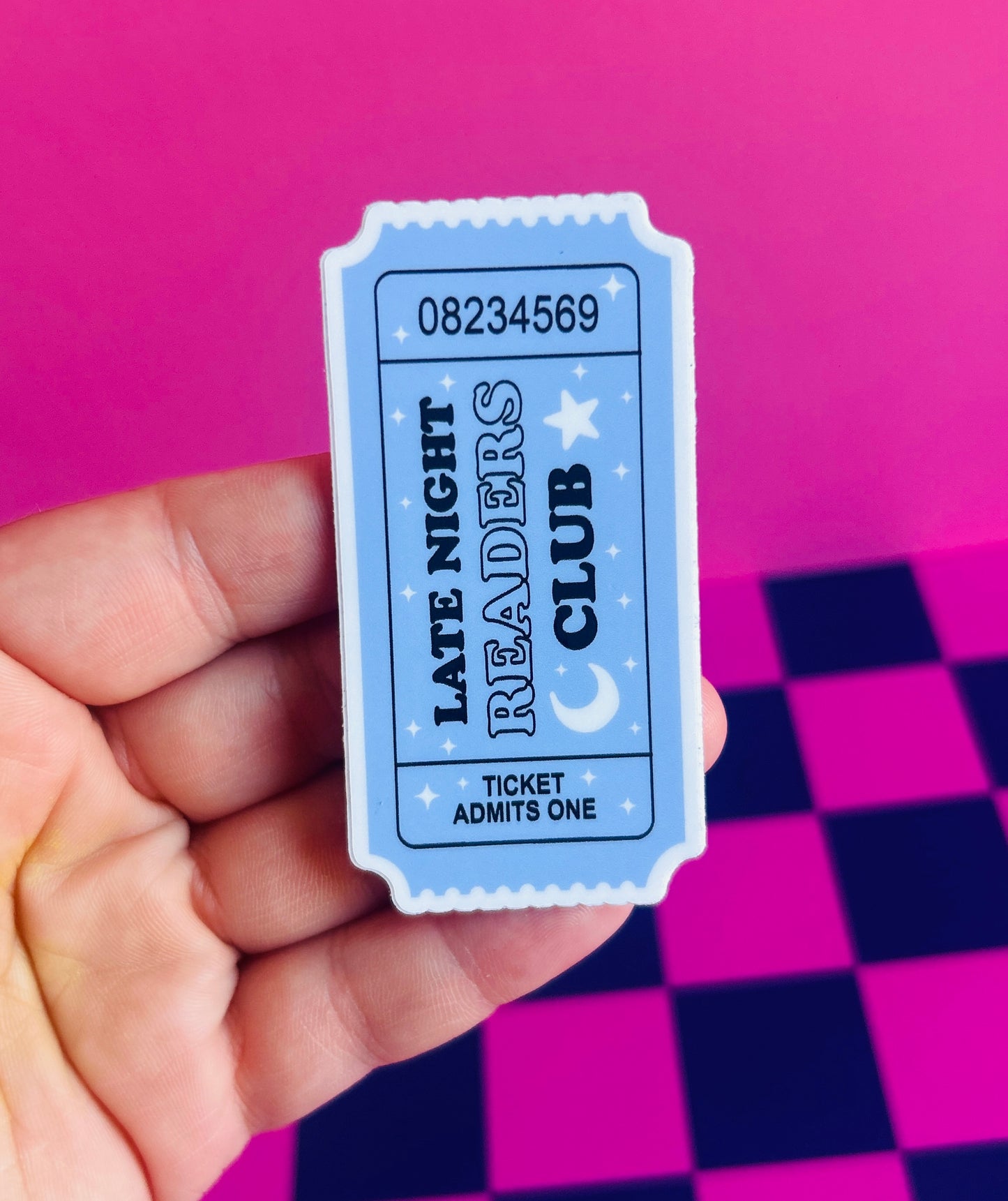 Late Night Readers Club Sticker