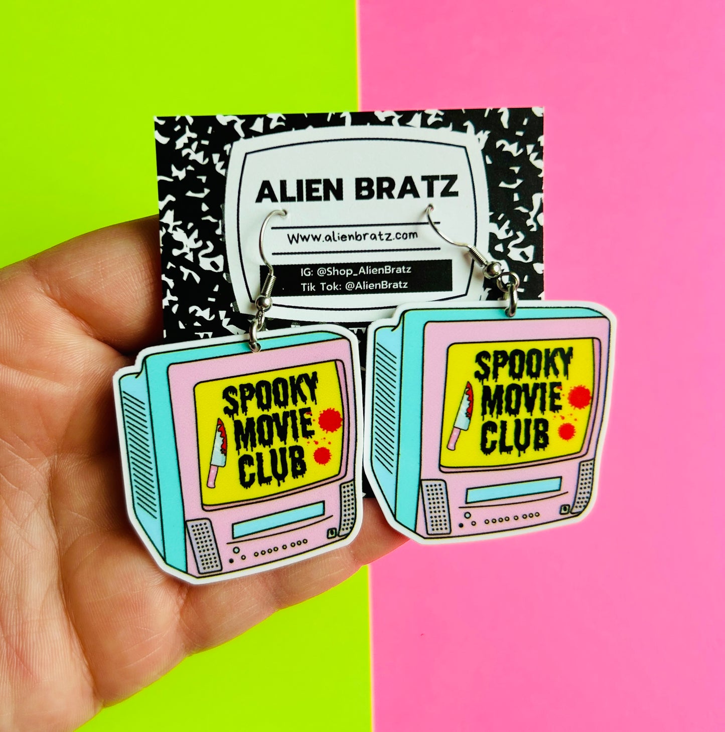 Spooky Movie Club Earrings Or Necklace