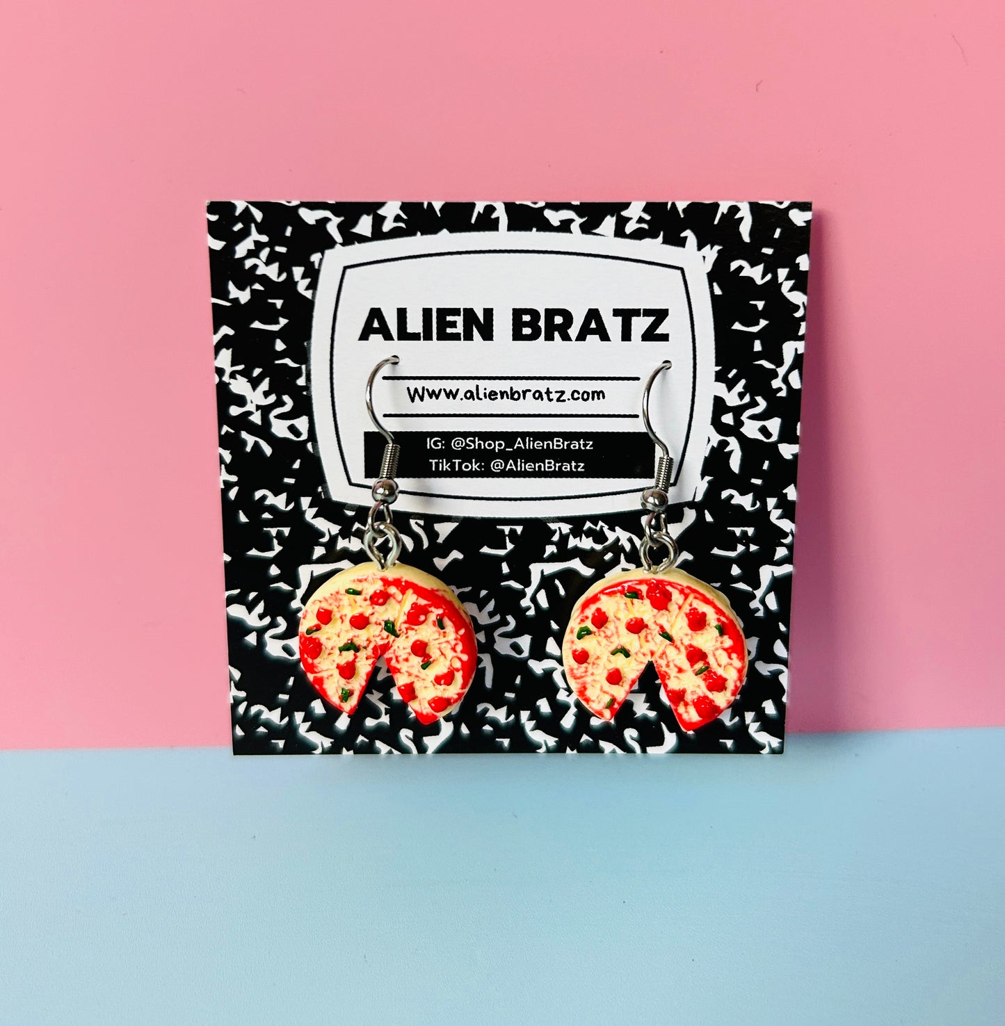Pizza Earrings