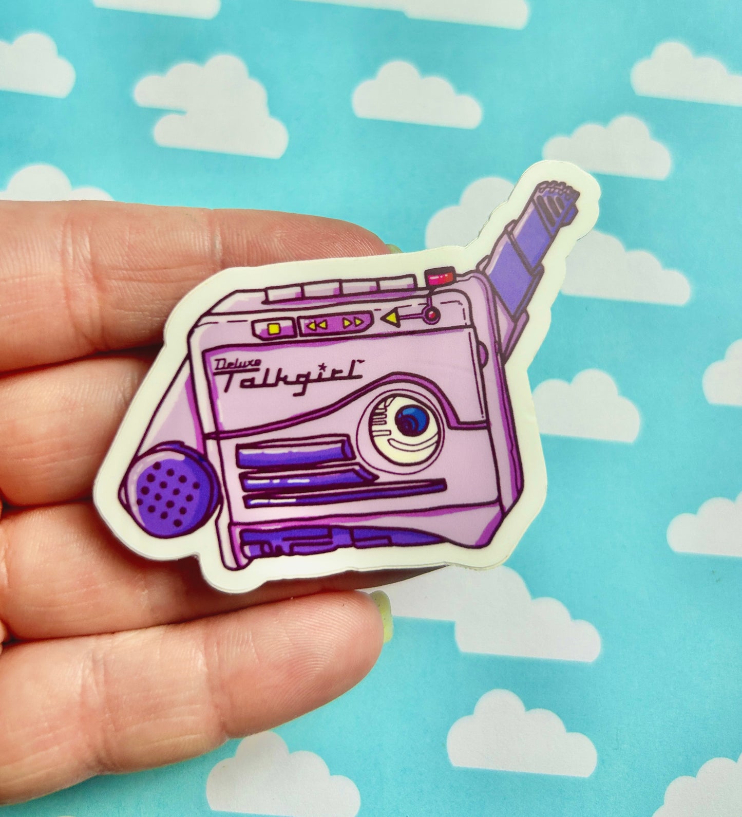 Pink 90’s Toy Sticker