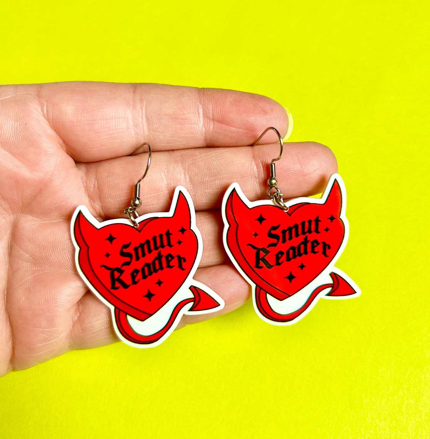 Smut Reader Earrings Or Necklace