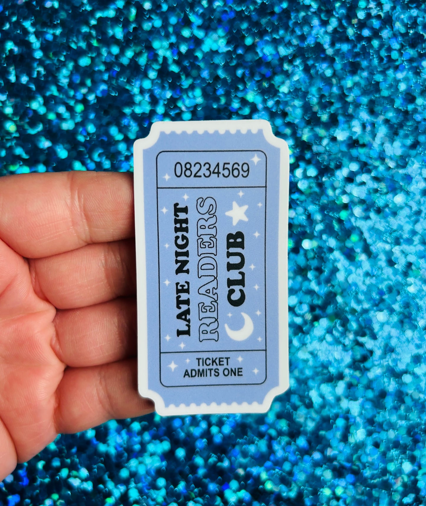 Late Night Readers Club Sticker