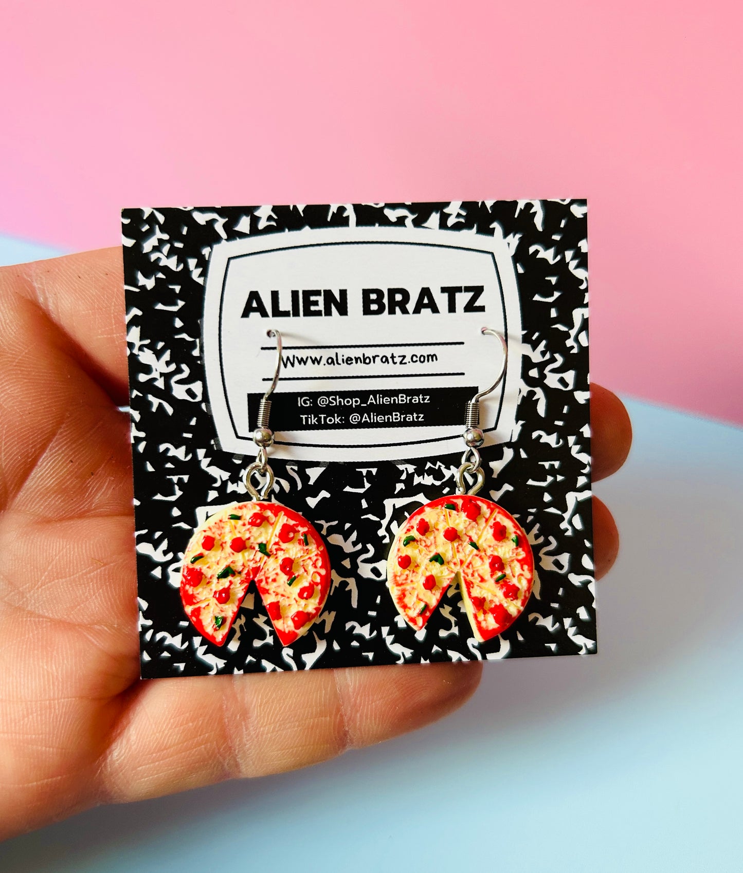 Pizza Earrings