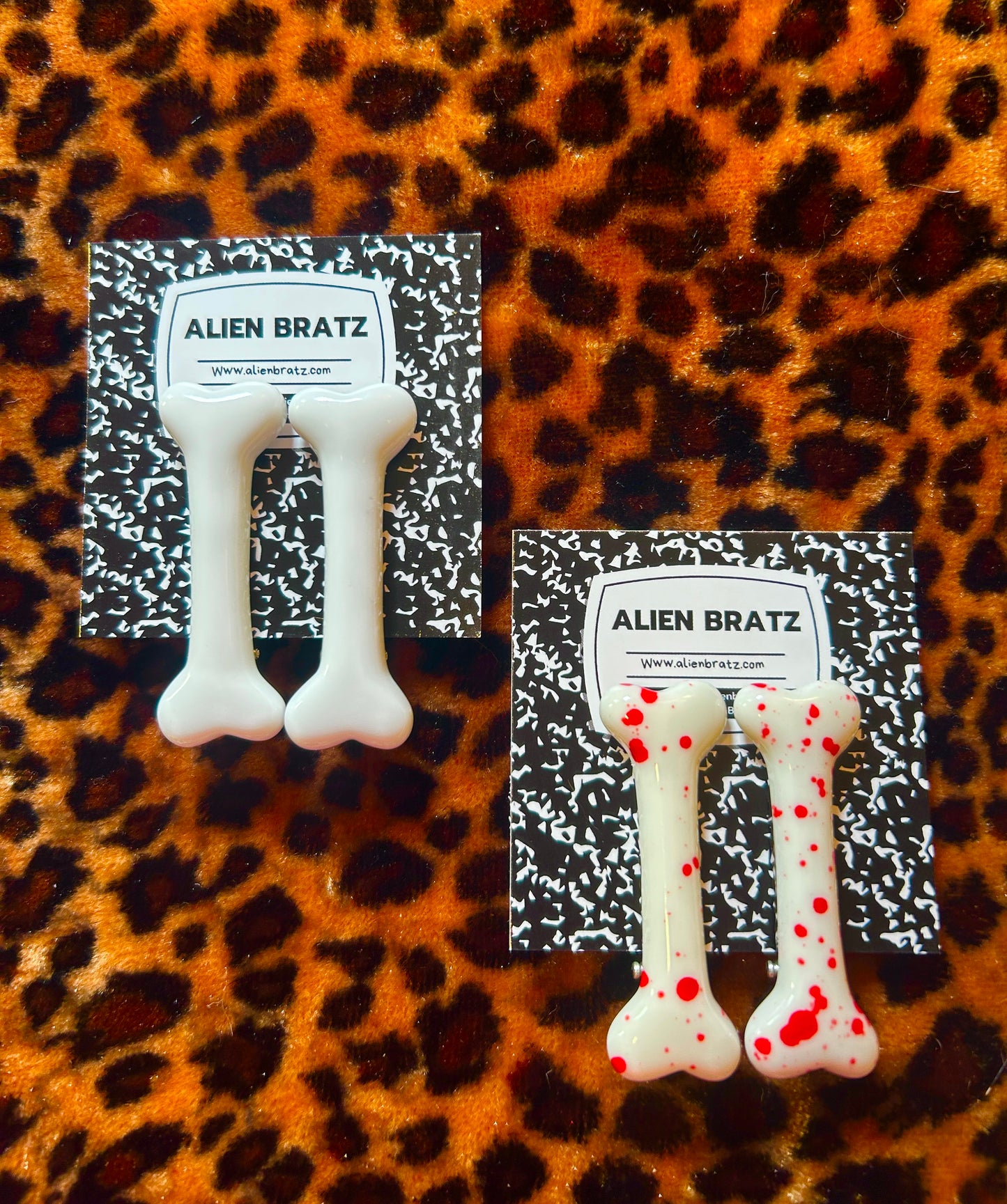 Bone Hair Clips