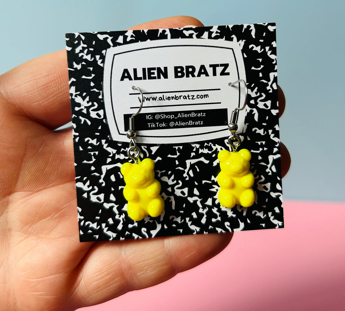 Pastel Gummy Bear Earrings