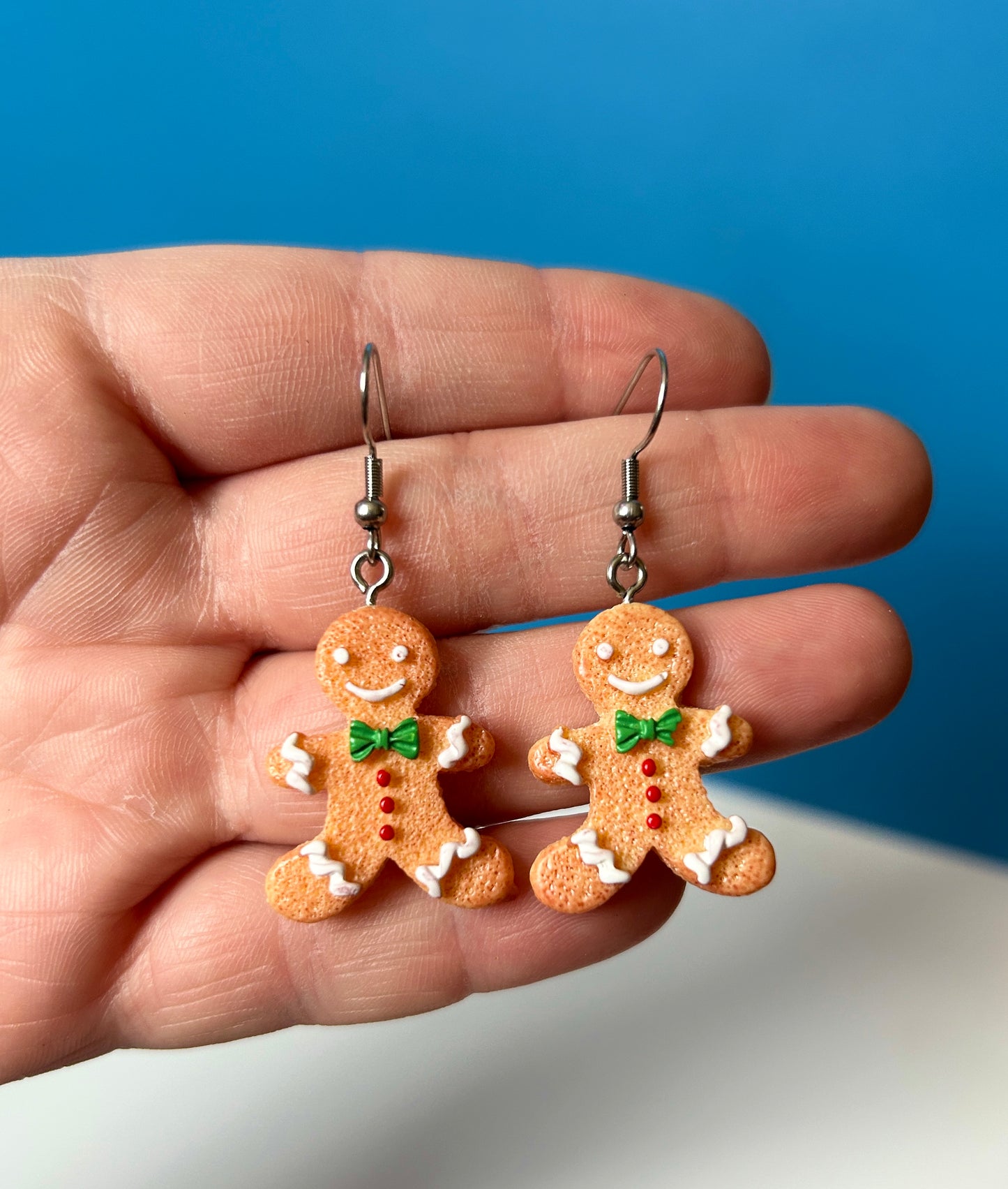 Gingerbread Man Earrings