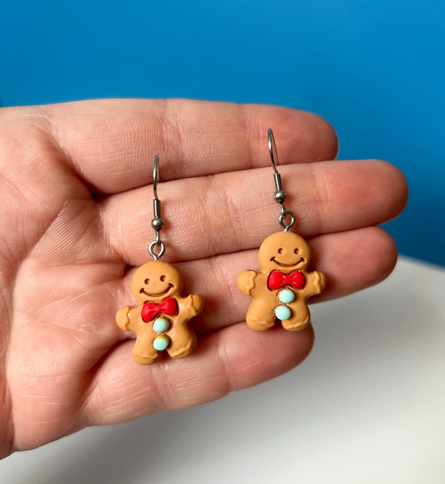 Gingerbread Man Earrings
