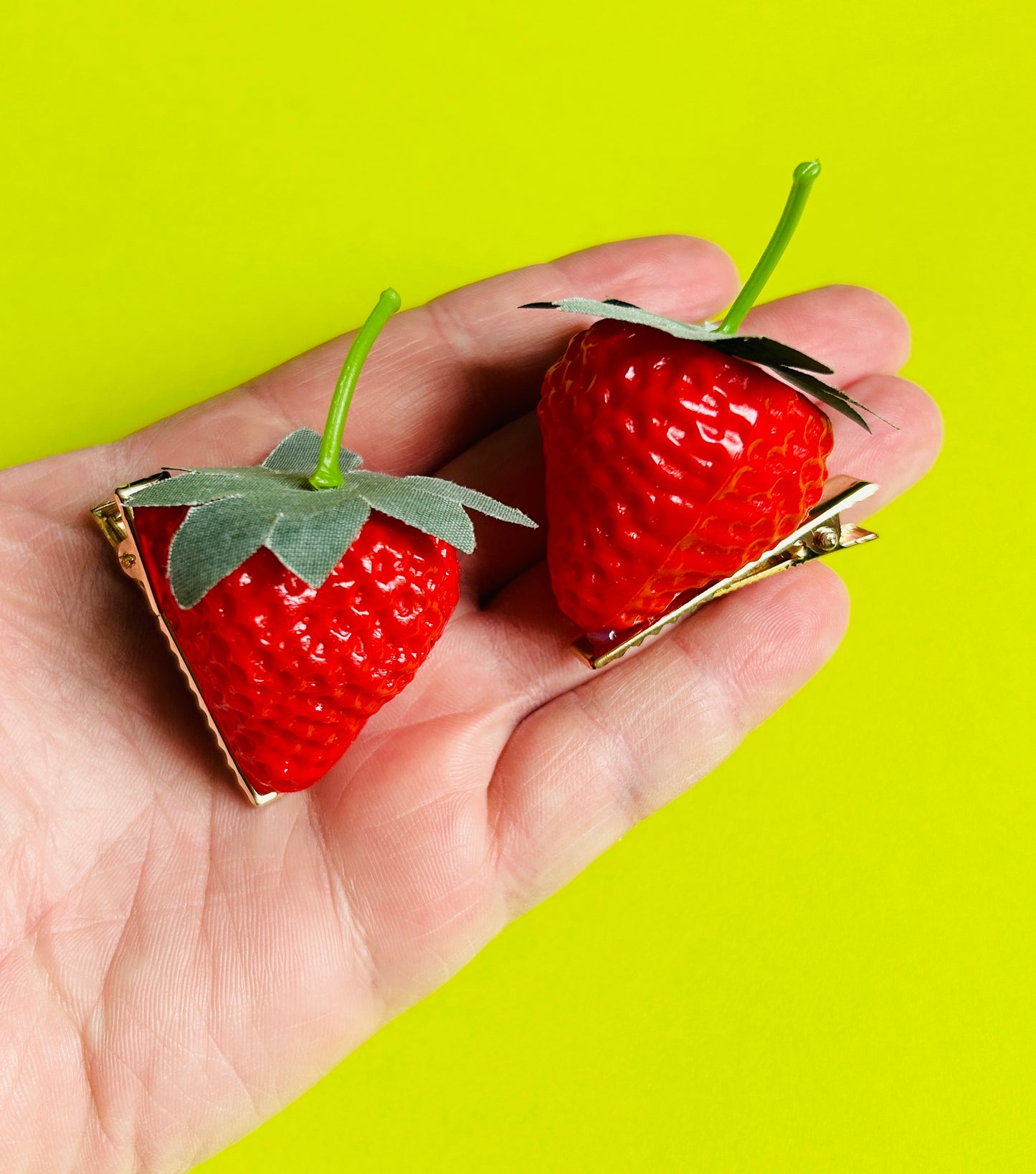 Strawberry Hair Clips