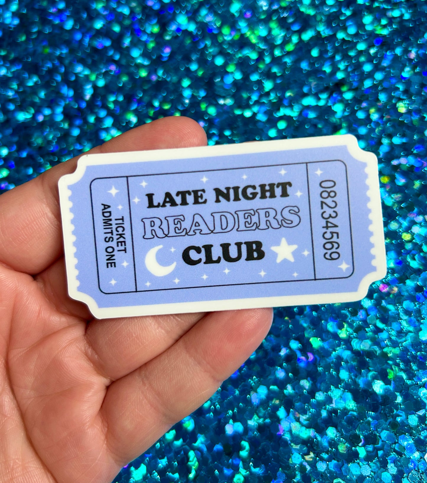 Late Night Readers Club Sticker