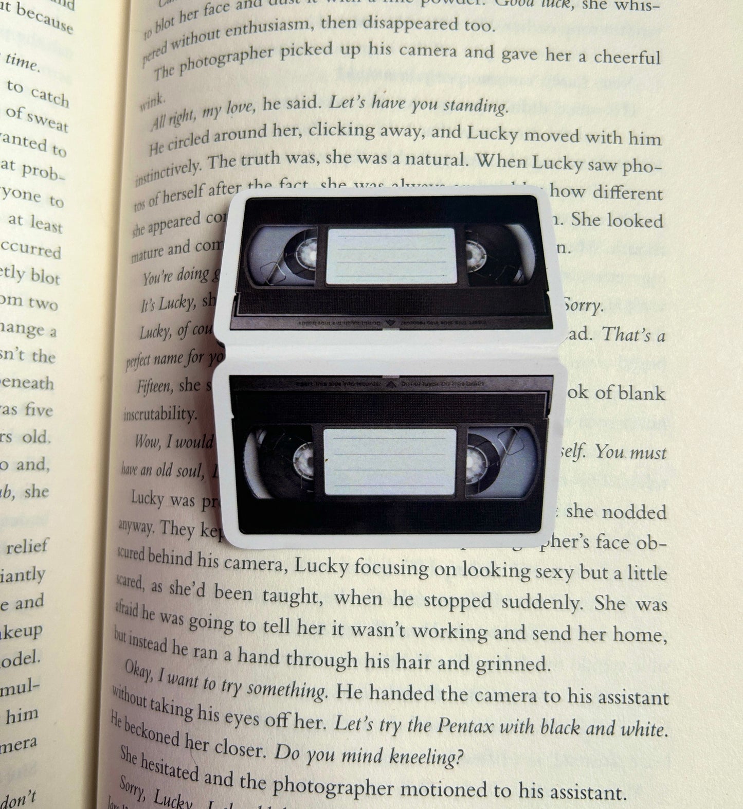 VHS Tape Magnetic Bookmark