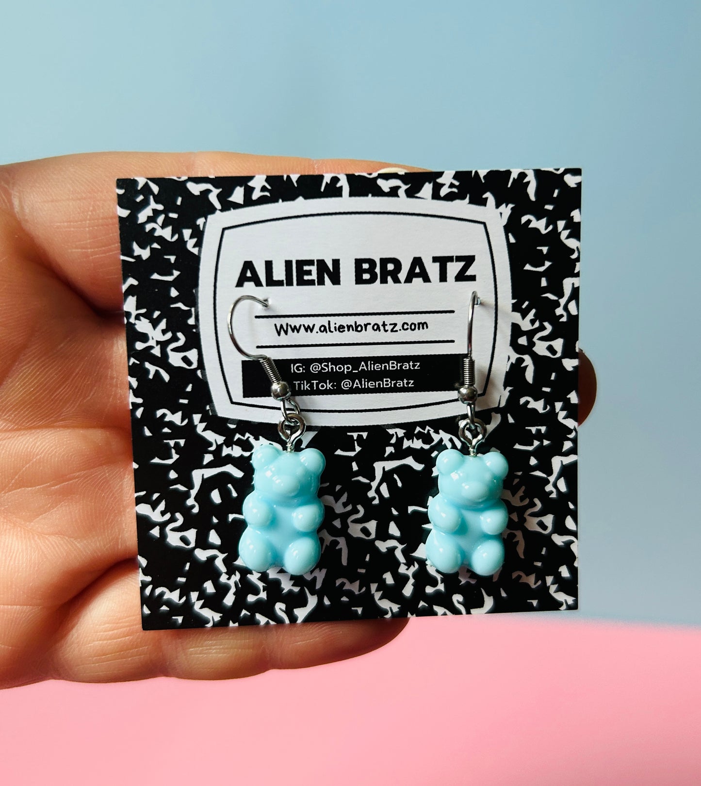 Pastel Gummy Bear Earrings