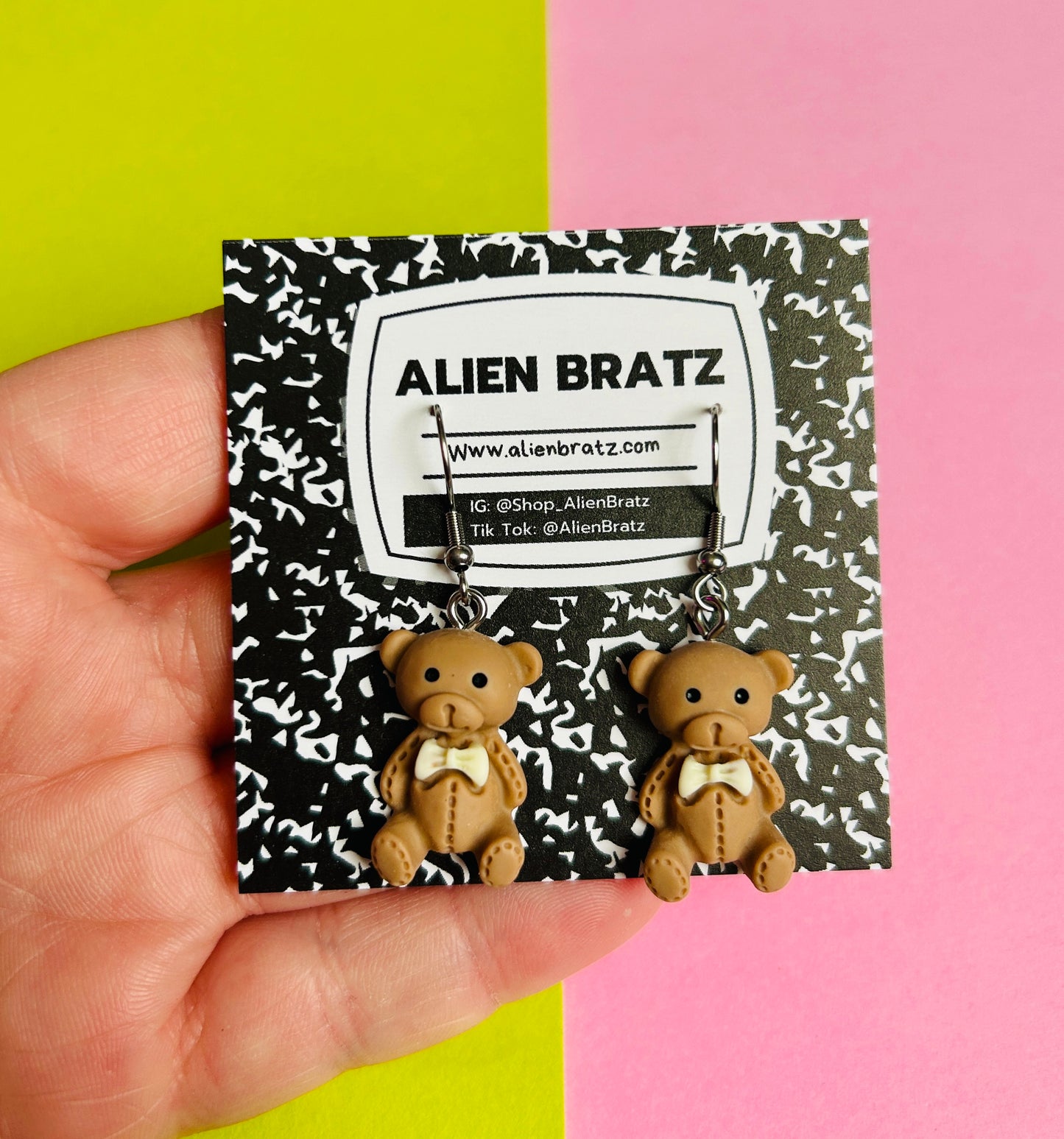 Teddy Bear Earrings