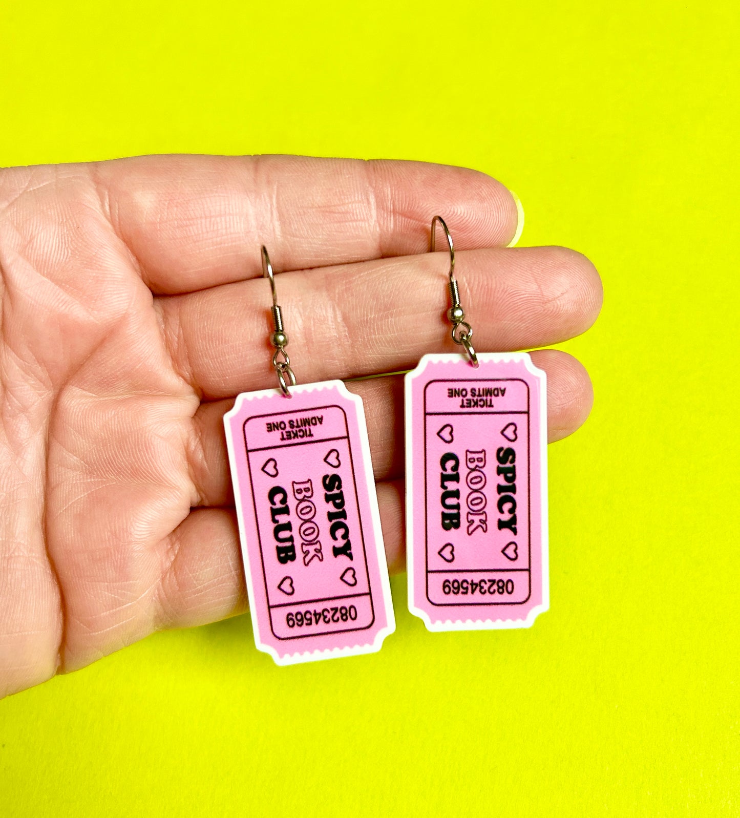 Spicy Book Club Earrings Or Necklace