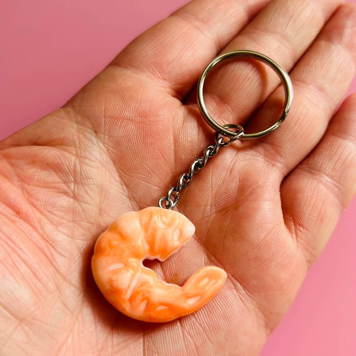 Shrimp Keychain