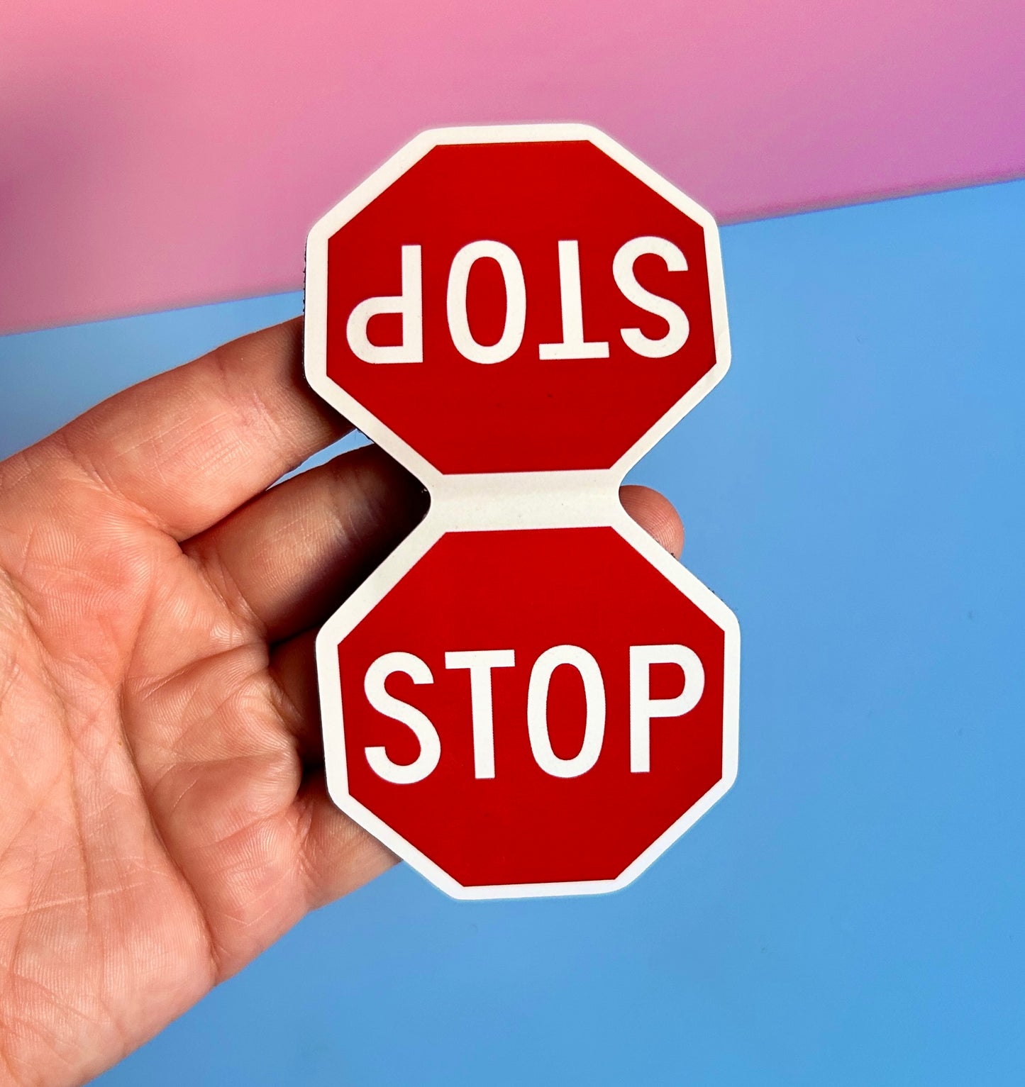 Stop Sign Magnetic Bookmark