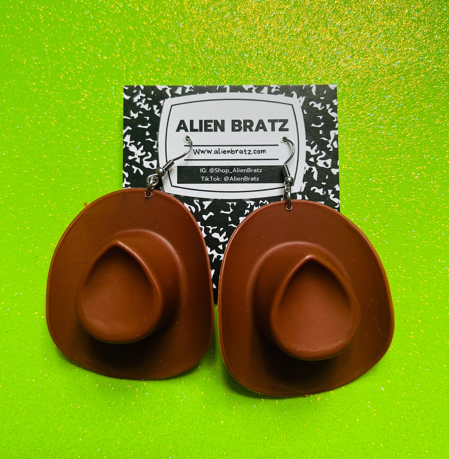 Cowboy Hat Earrings