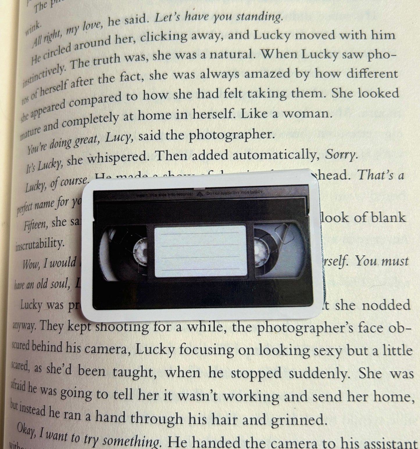 VHS Tape Magnetic Bookmark