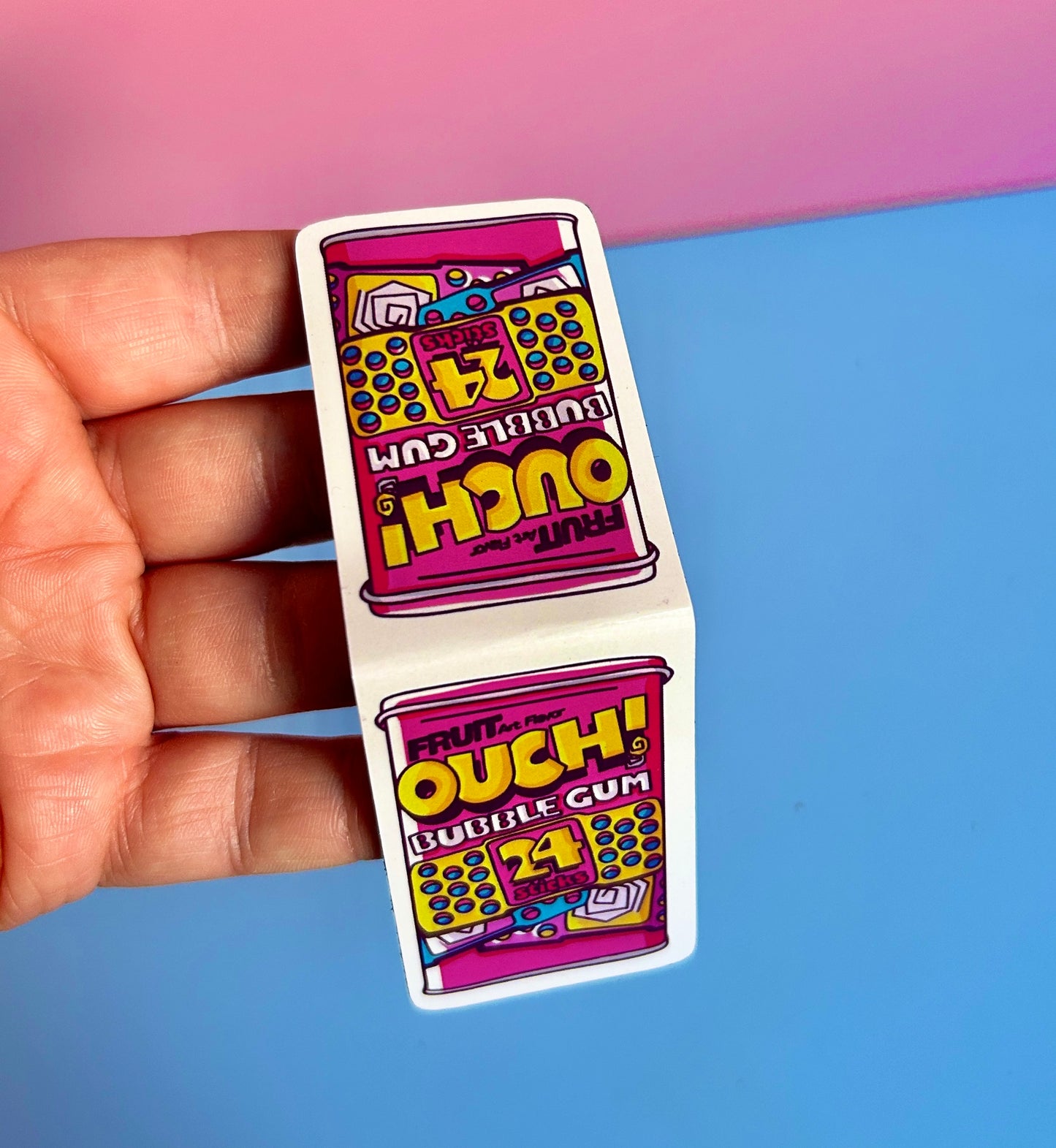 90’s Ouch Bubblegum Magnetic Bookmark