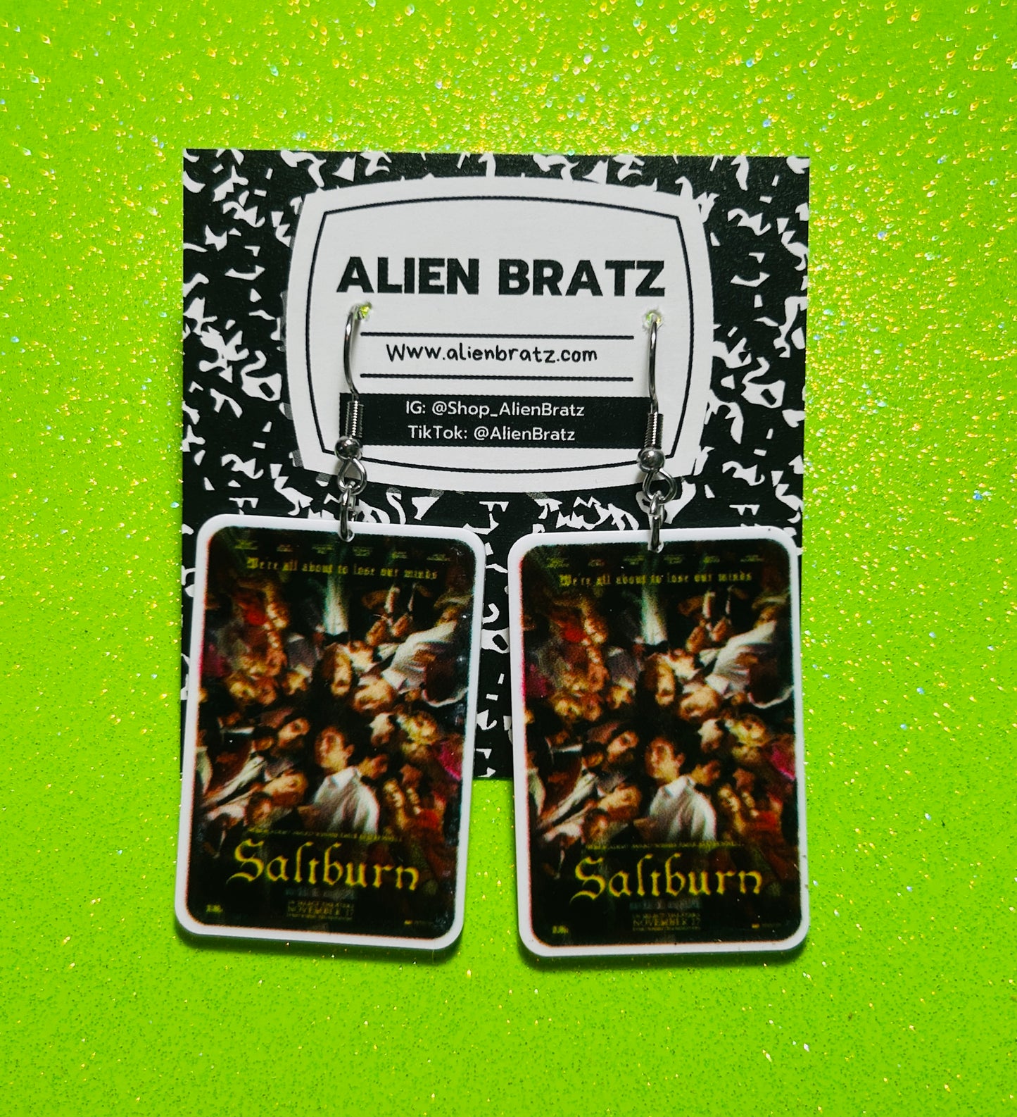 Salt Burn Earrings Or Necklace