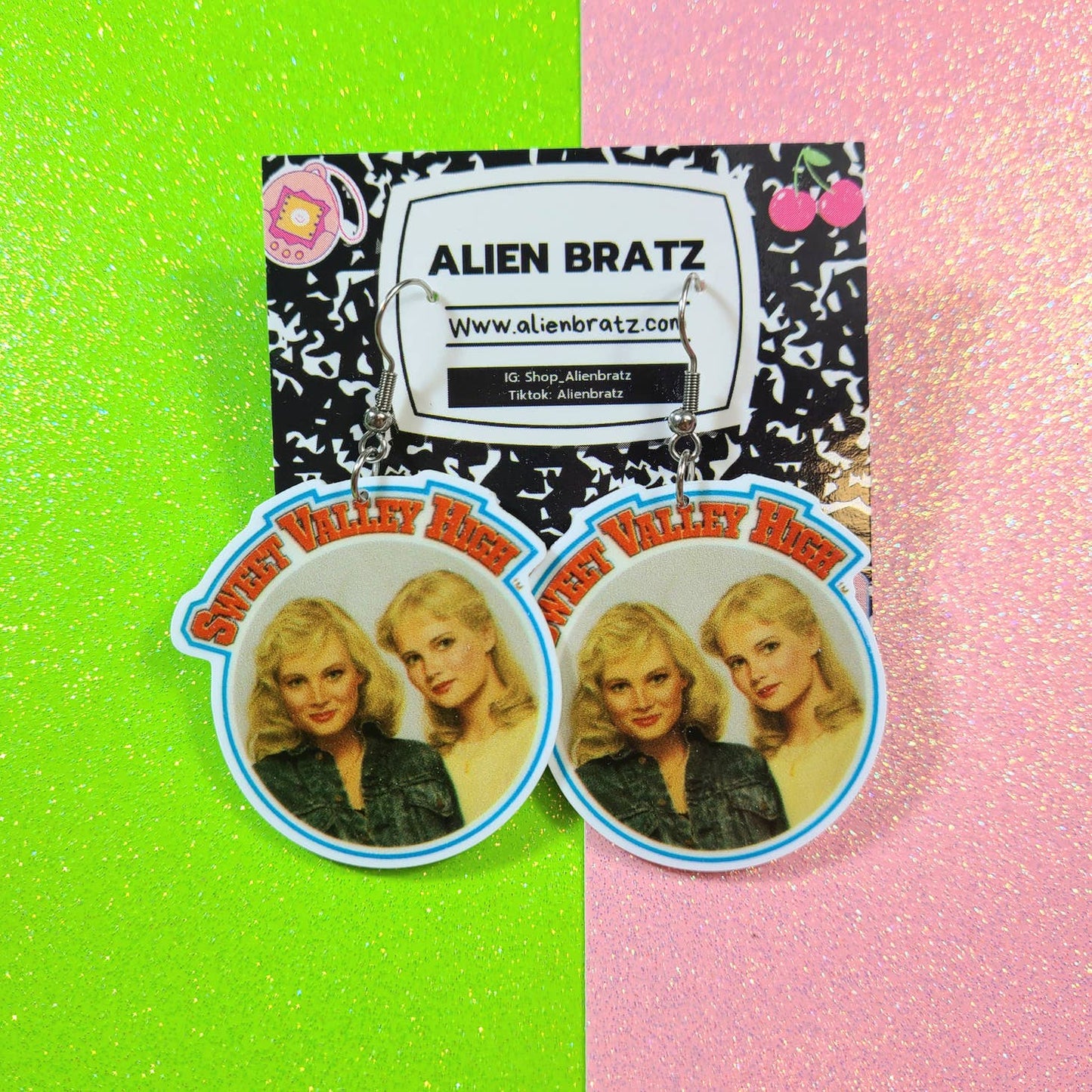 Sweet Valley High Book Earrings