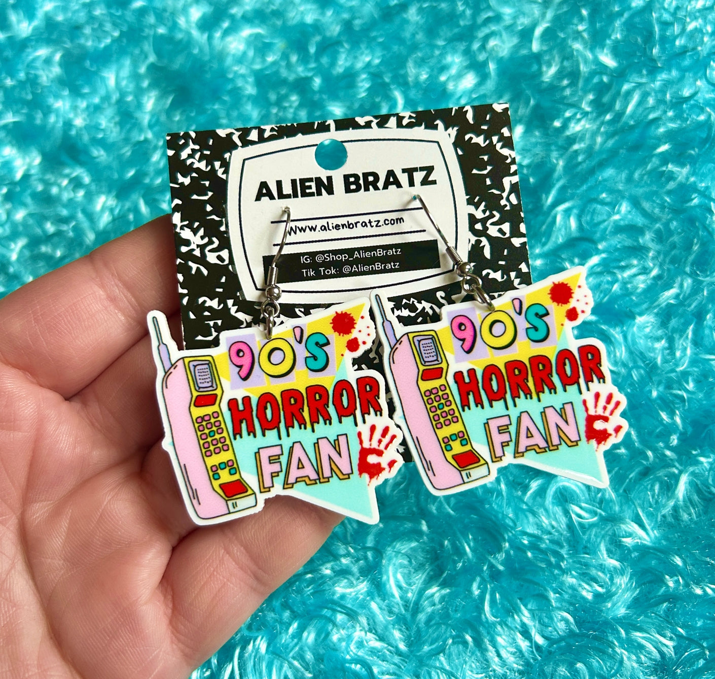 90’s Horror Earrings Or Necklace