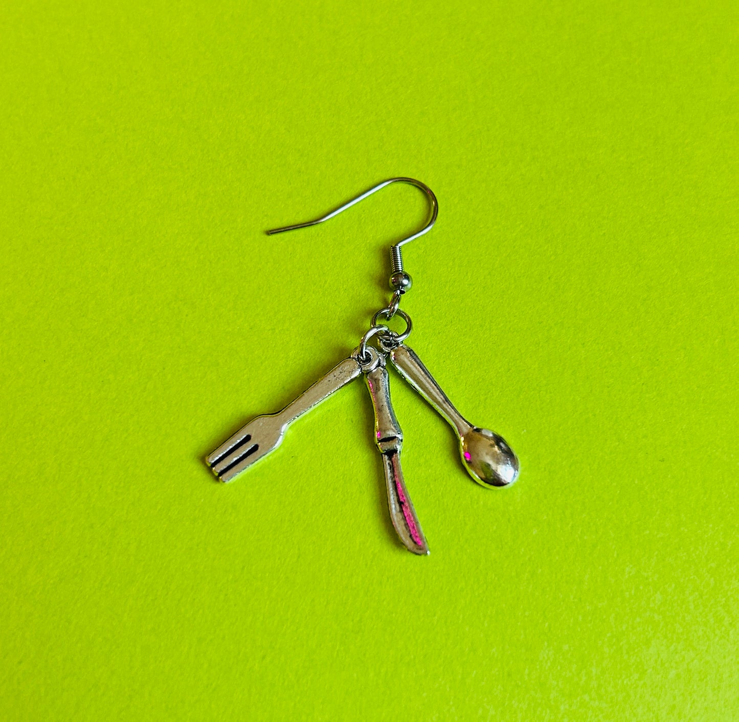 Silverware Earrings
