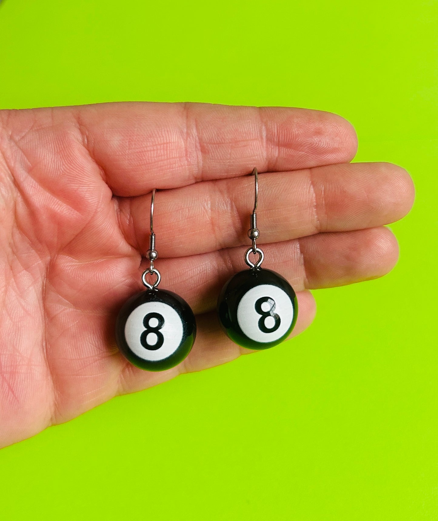 8 Ball Earrings