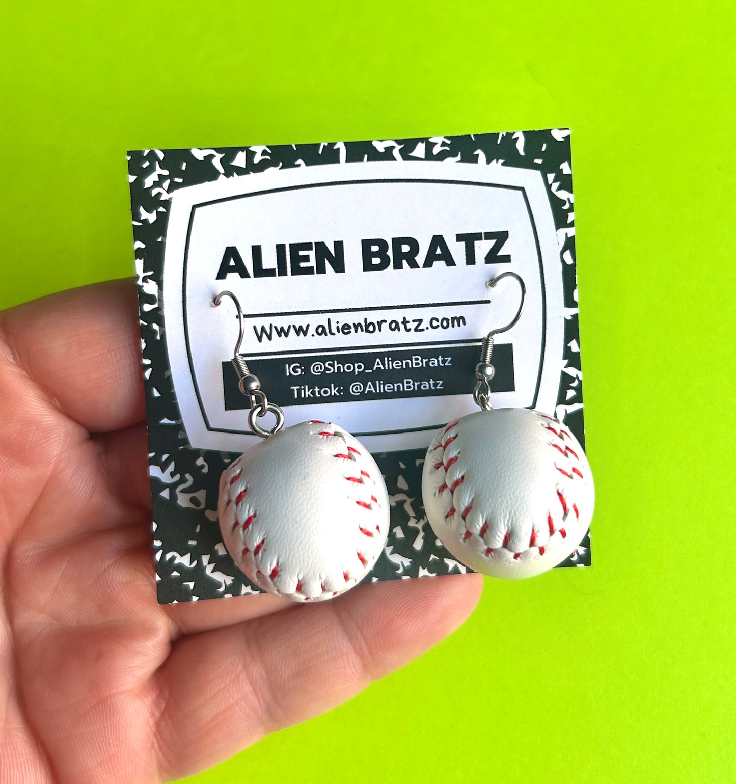 Baseball Earrings