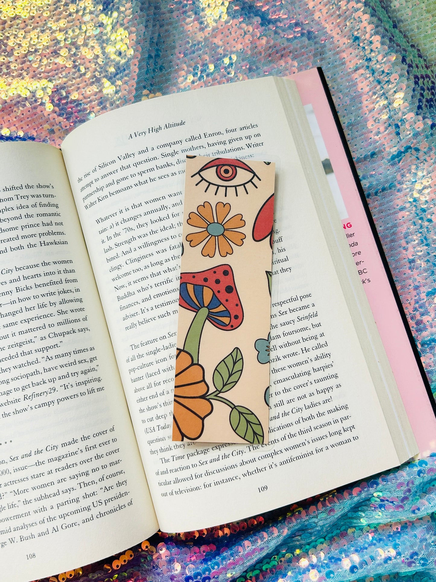 Groovy Mushroom Bookmark