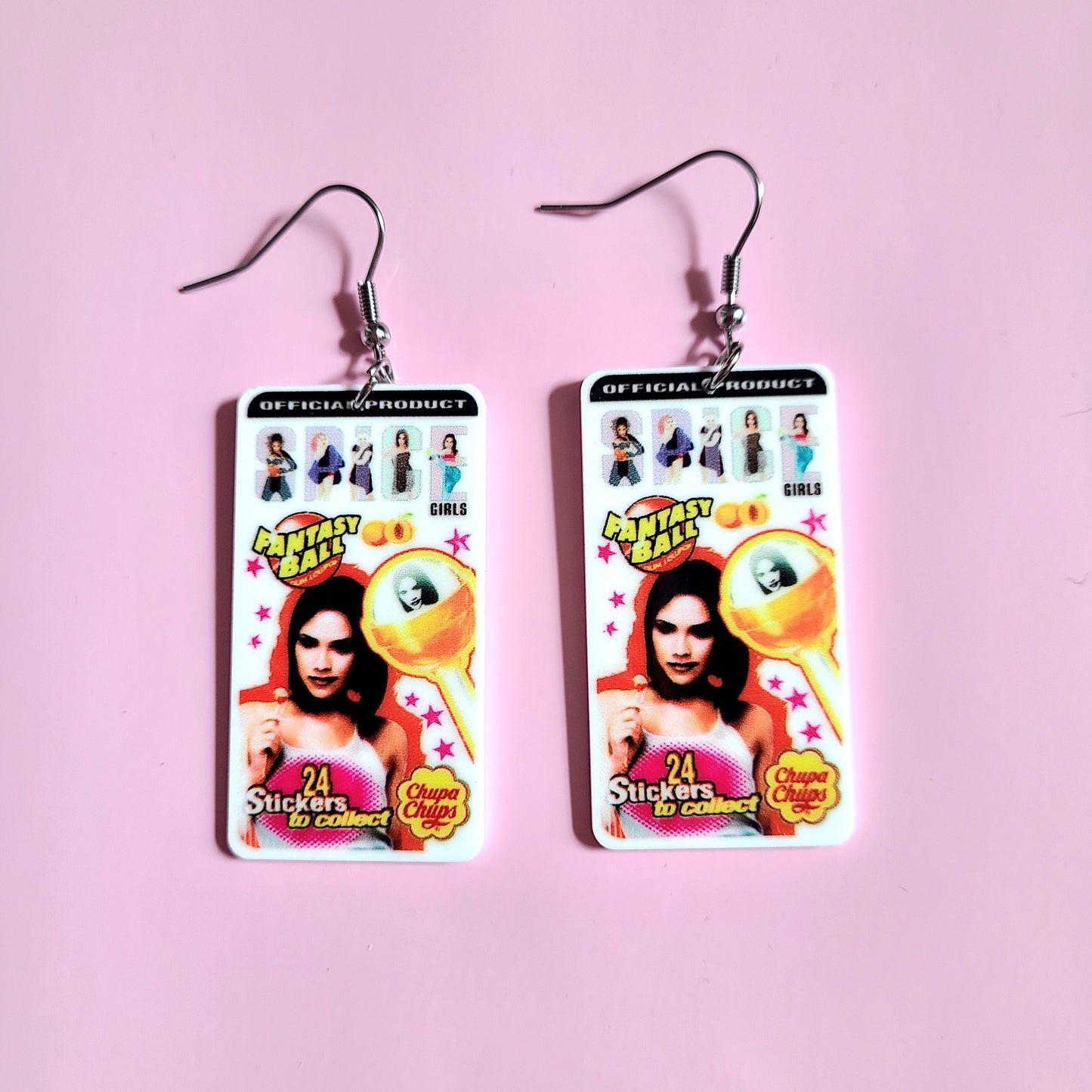 Posh Spice Lollipop Earrings