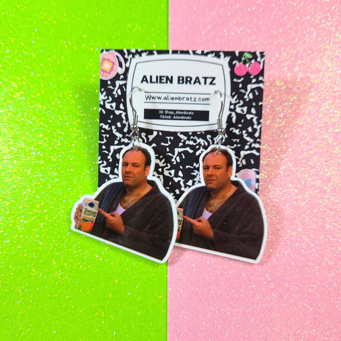 Tony Soprano Earrings or Necklace