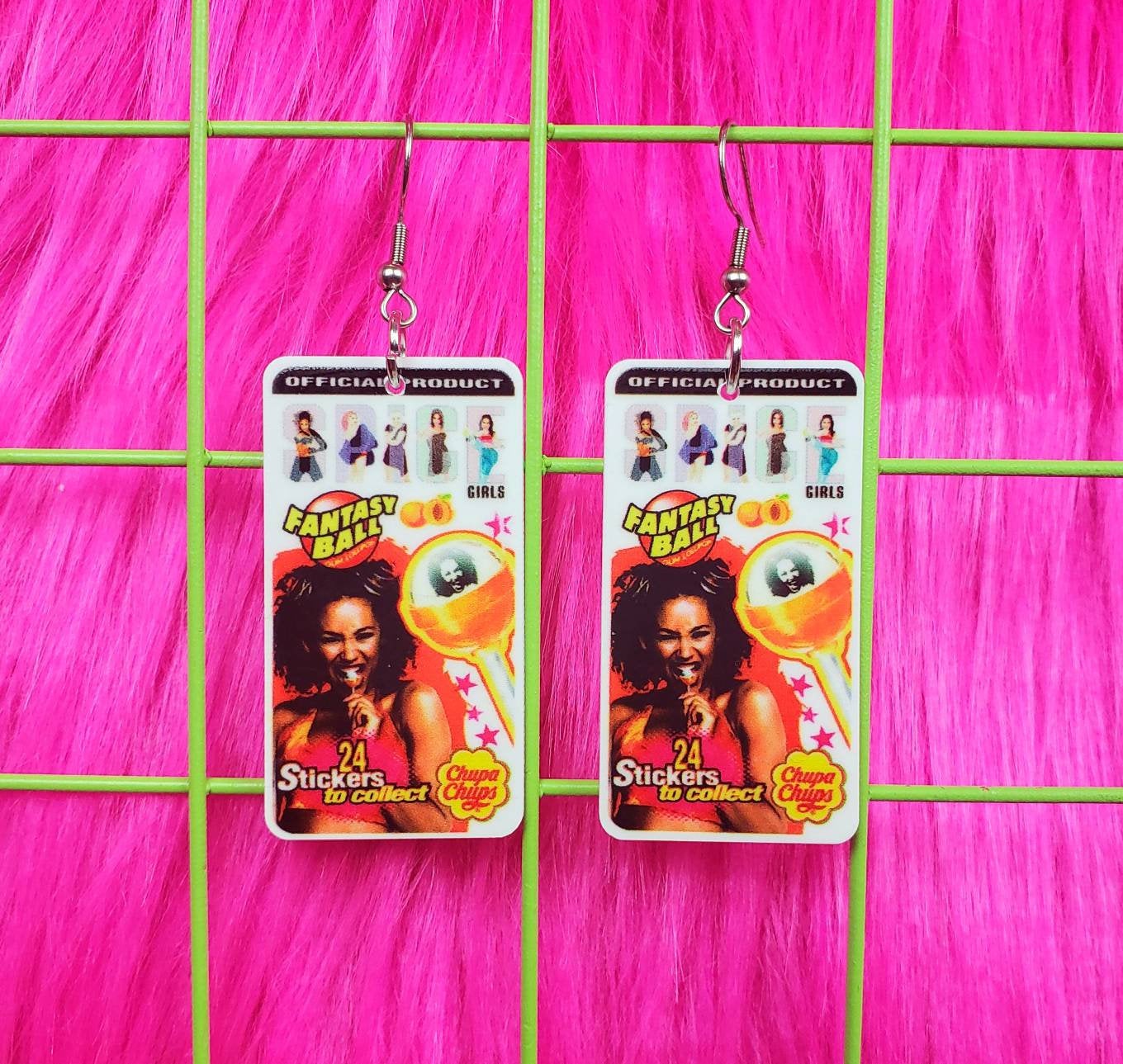 Scary Spice Lollipop Earrings