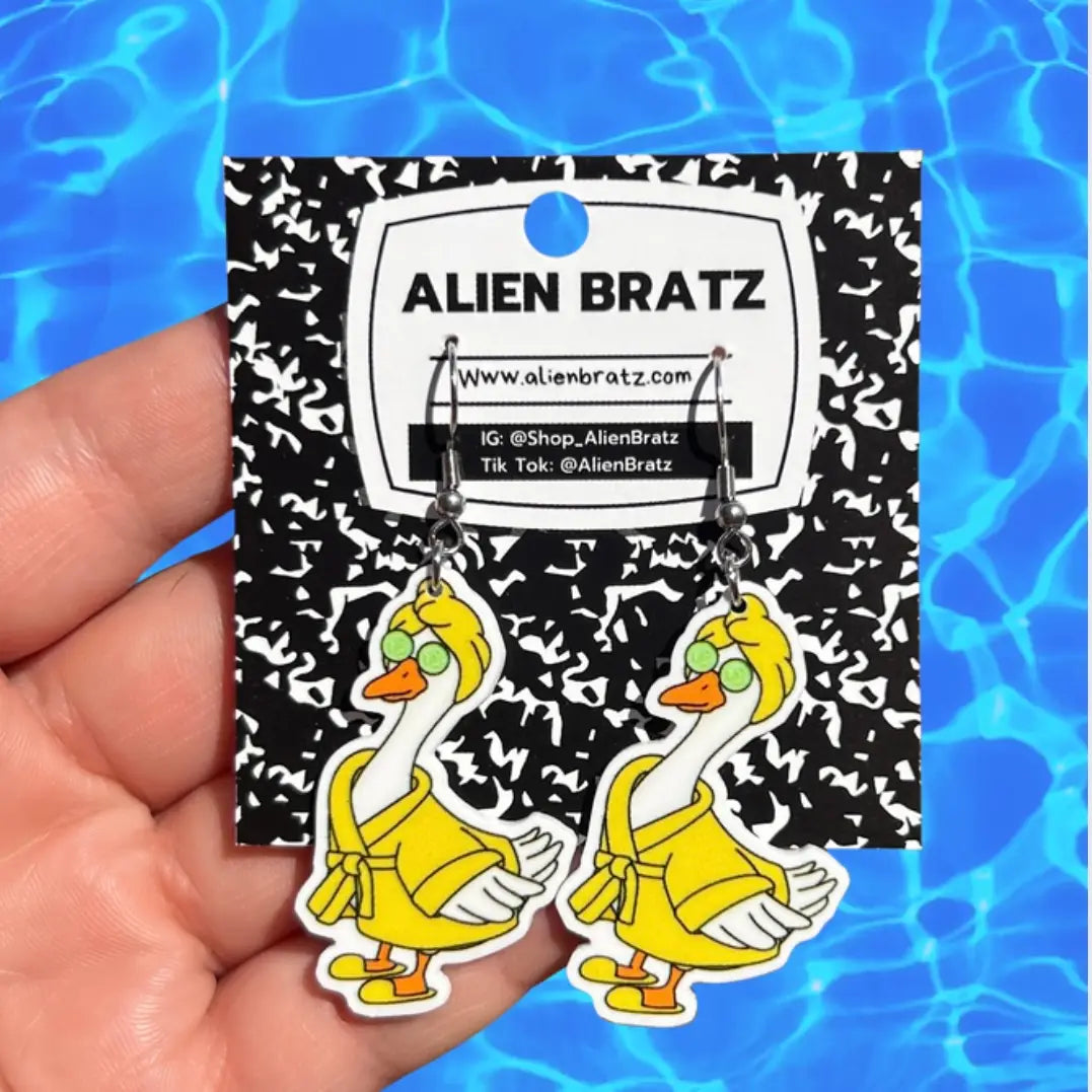 Silly Goose Earrings or Necklace