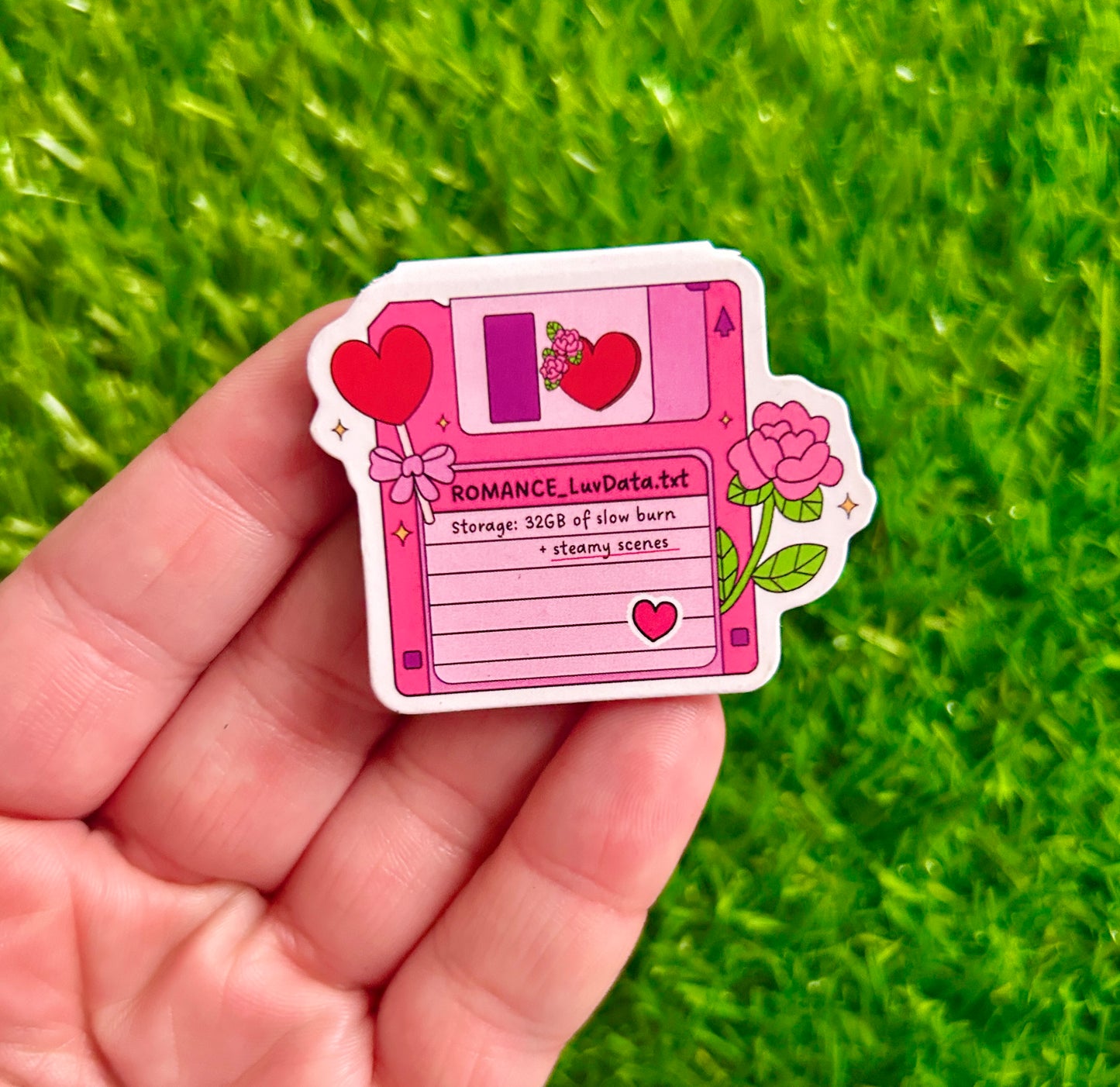 Romance Magnetic Bookmark