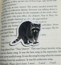 Load image into Gallery viewer, Raccoon Magnetic Bookmark
