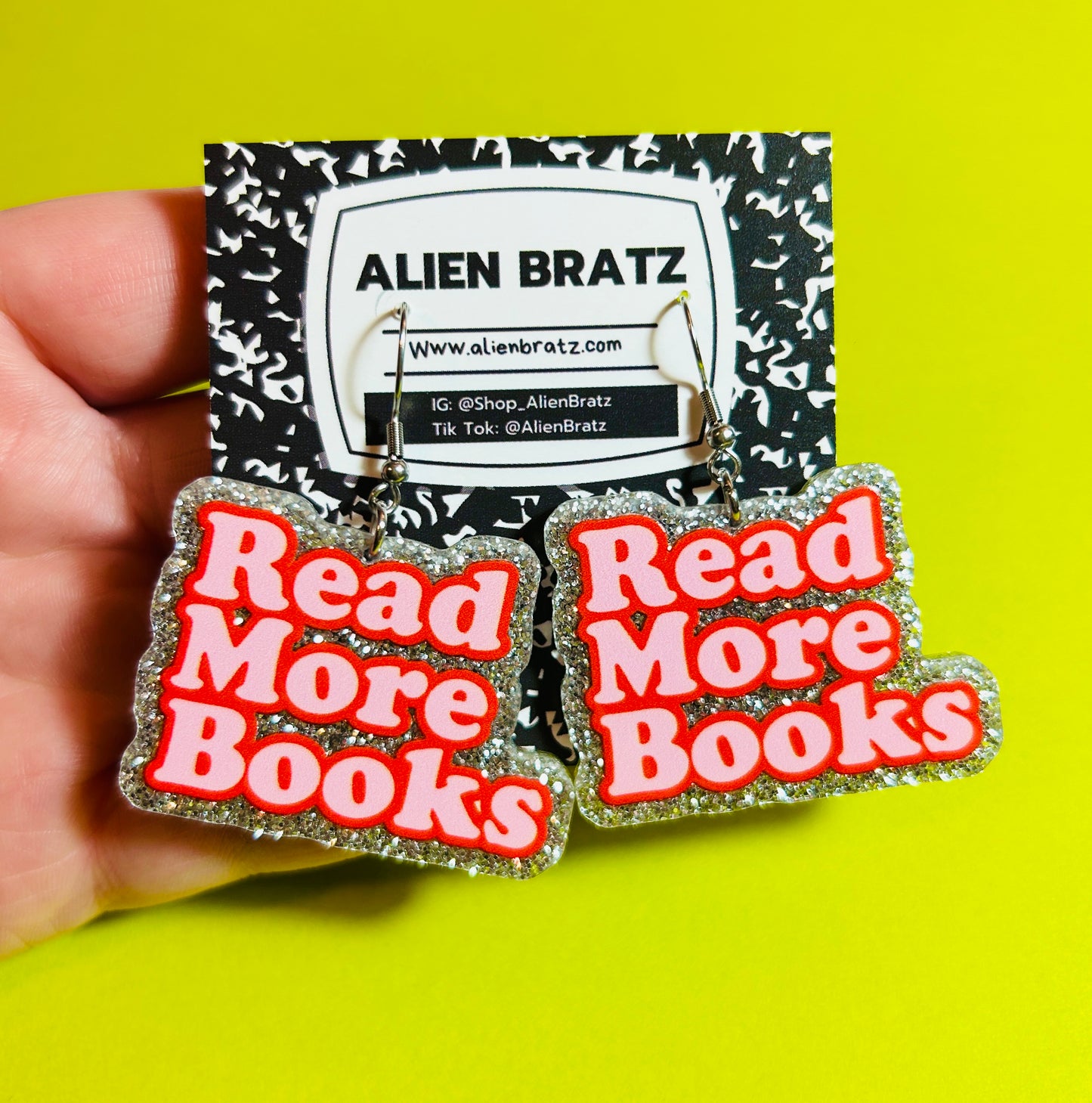 Read More Books Earrings Or Necklace