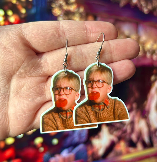 A Christmas Story Earrings Or Necklace