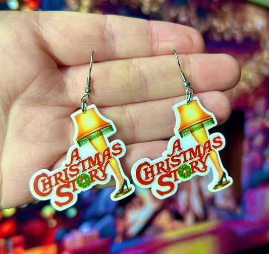 A Christmas Story Earrings Or Necklace