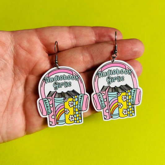Audiobook Earrings Or Necklace