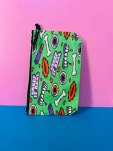 Load image into Gallery viewer, Green Halloween Zipper Pouch Bag
