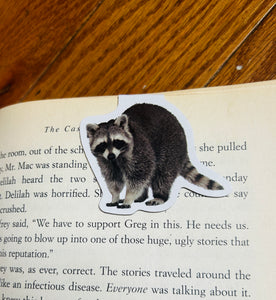 Raccoon Magnetic Bookmark