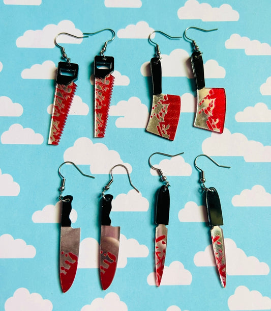 Knife Earrings