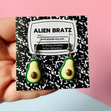 Load image into Gallery viewer, Avocado Earrings
