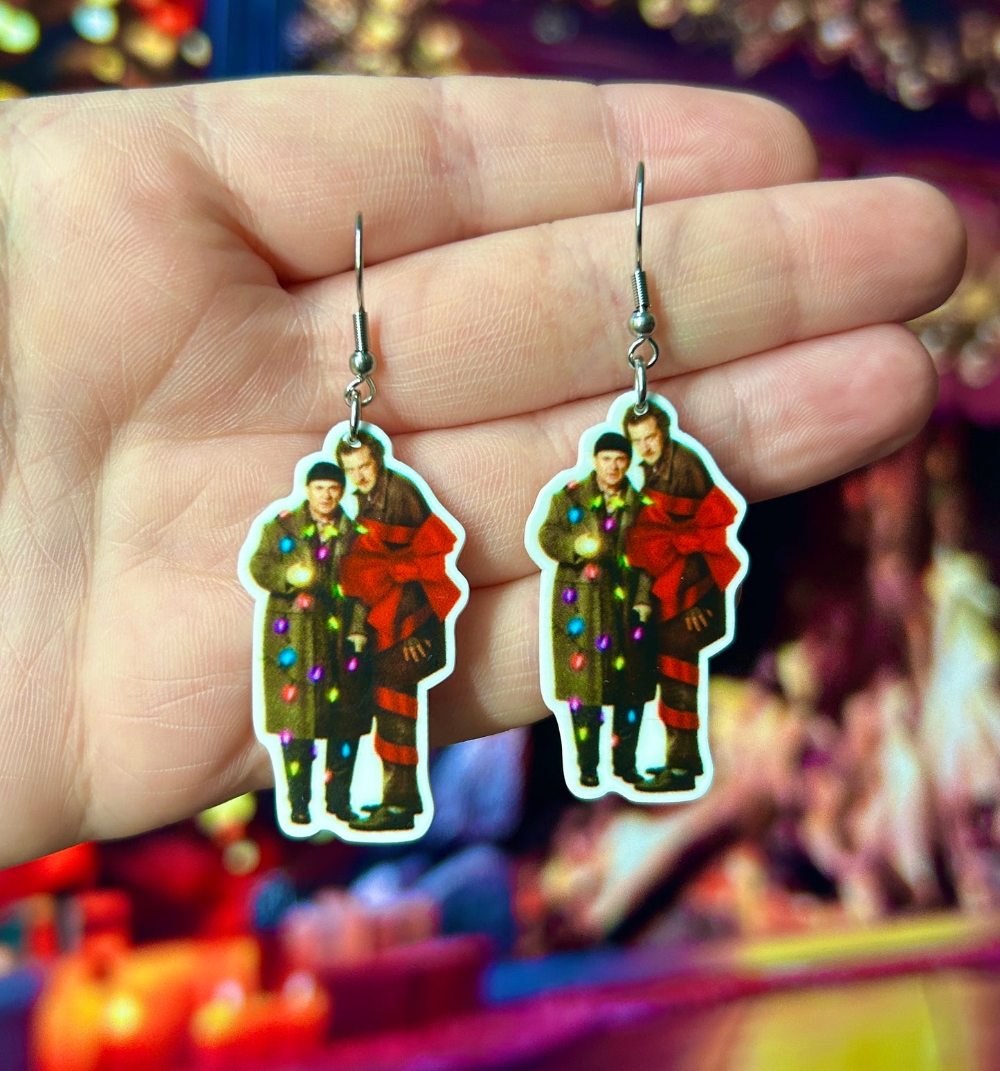 Home Alone Earrings Or Necklace
