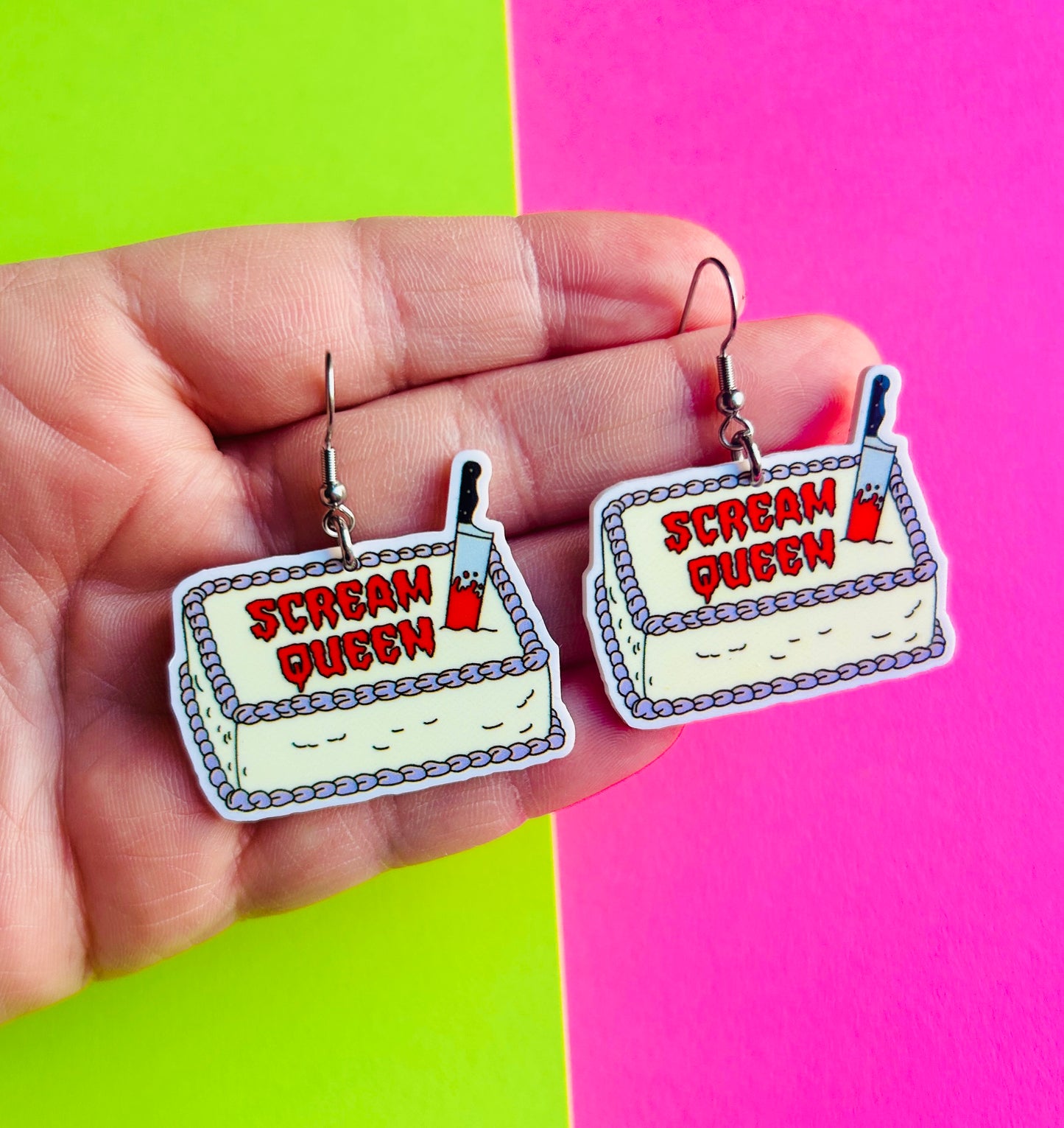 Horror Cake Earrings Or Necklace