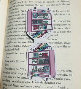 90’s Inspired Book Fair Magnetic Bookmark