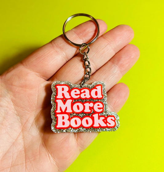 Read More Books Keychain