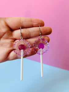 Flower Lollipop Earrings